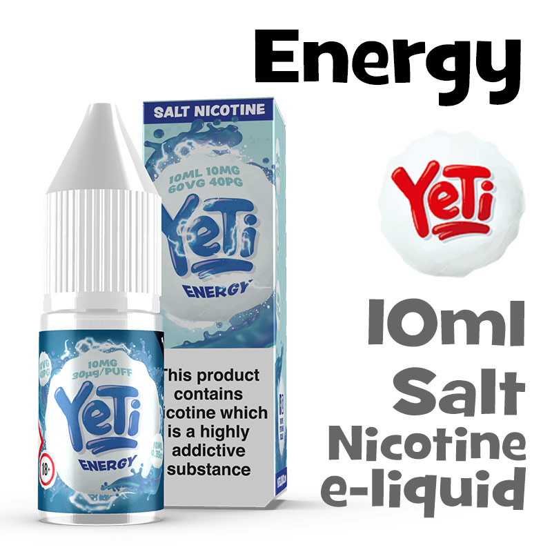 Energy - Yeti Salt Nicotine eliquid - 10ml