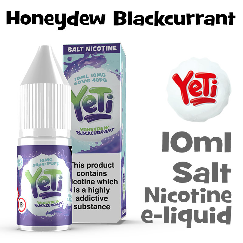 Honeydew Blackcurrant - Yeti Salt Nicotine eliquid - 10ml