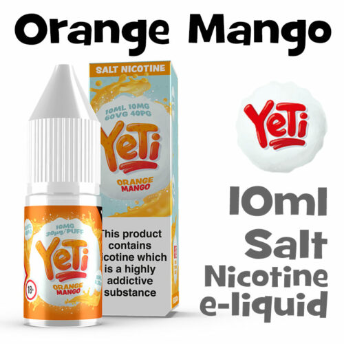 Orange Mango - Yeti Salt Nicotine eliquid - 10ml