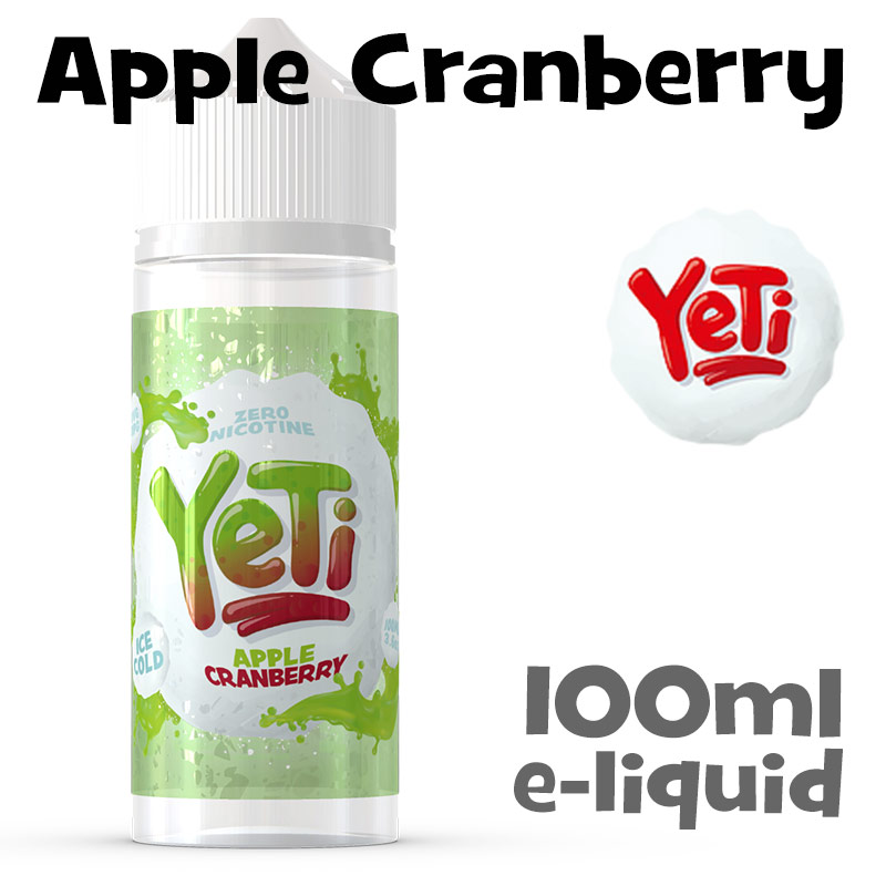 Apple Cranberry - Yeti e-liquid - 100ml