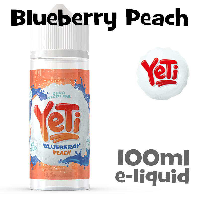 Blueberry Peach - Yeti e-liquid - 100ml