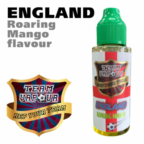 England Roaring Mango - Team Vapour e-liquid - 70% VG - 100ml