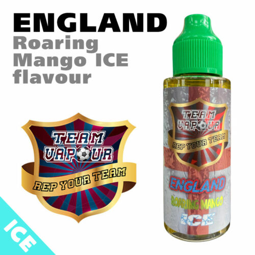 England Roaring Mango Ice - Team Vapour e-liquid - 70% VG - 100ml