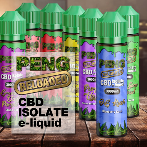 PENG Reloaded CBD isolate e-liquid