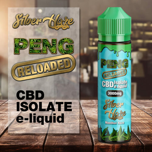 Silver Haze - Peng Reloaded CBD isolate e-liquid 60ml