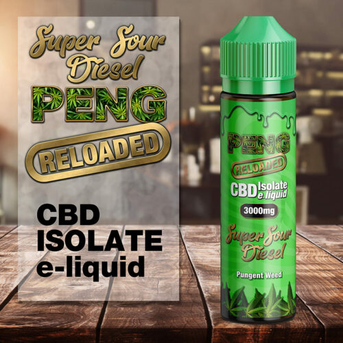 Super Sour Diesel - Peng Reloaded CBD isolate e-liquid 60ml