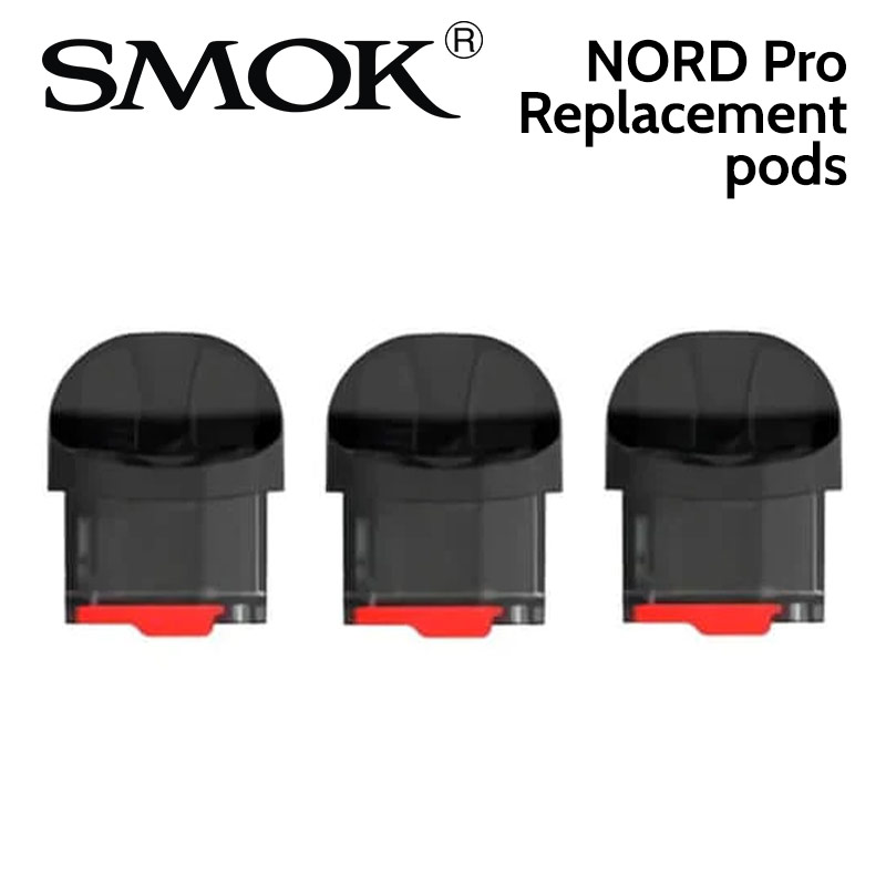 3 pack of SMOK NORD PRO Replacement pods